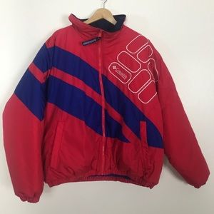 Vintage Columbia puffer zip up